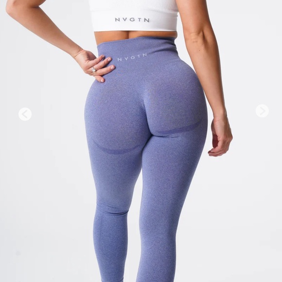 NVGTN Royal Blue Contour Leggings - Picture 3 of 3